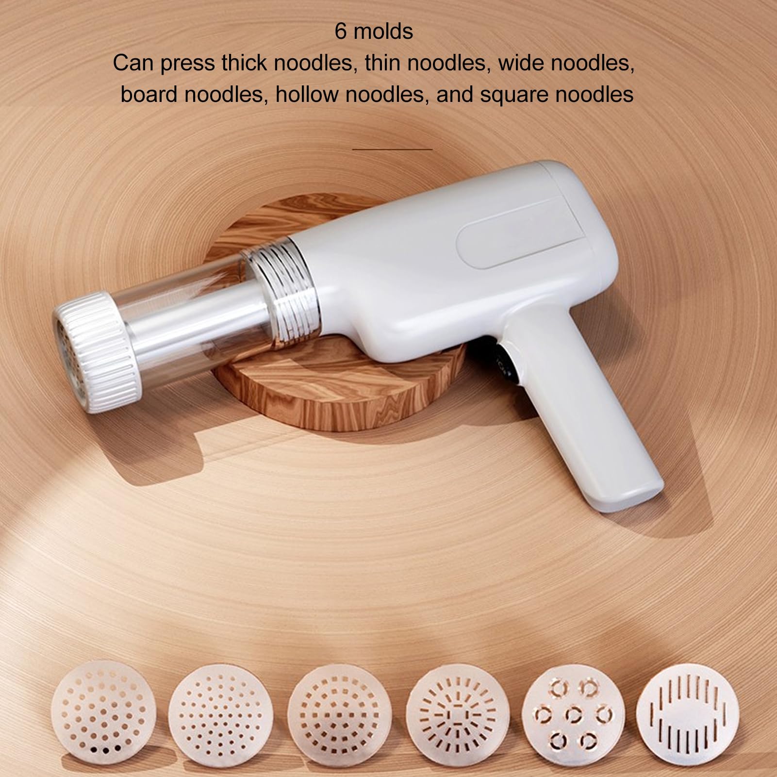 Electric Pasta Maker Machine - Automatic Handheld Noodle Maker for Fresh Homemade Spaghetti, Fettuccine & More | Perfect for Italian Cooking, Family Dinners & Restaurant-Quality Meals at Home