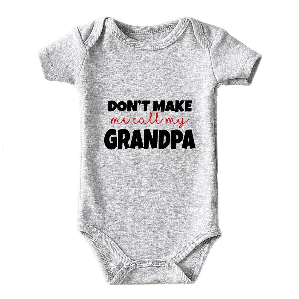 SHLRZY Baby Boy & Girl Bodysuits - Cute Grandpa Style for Playtime
