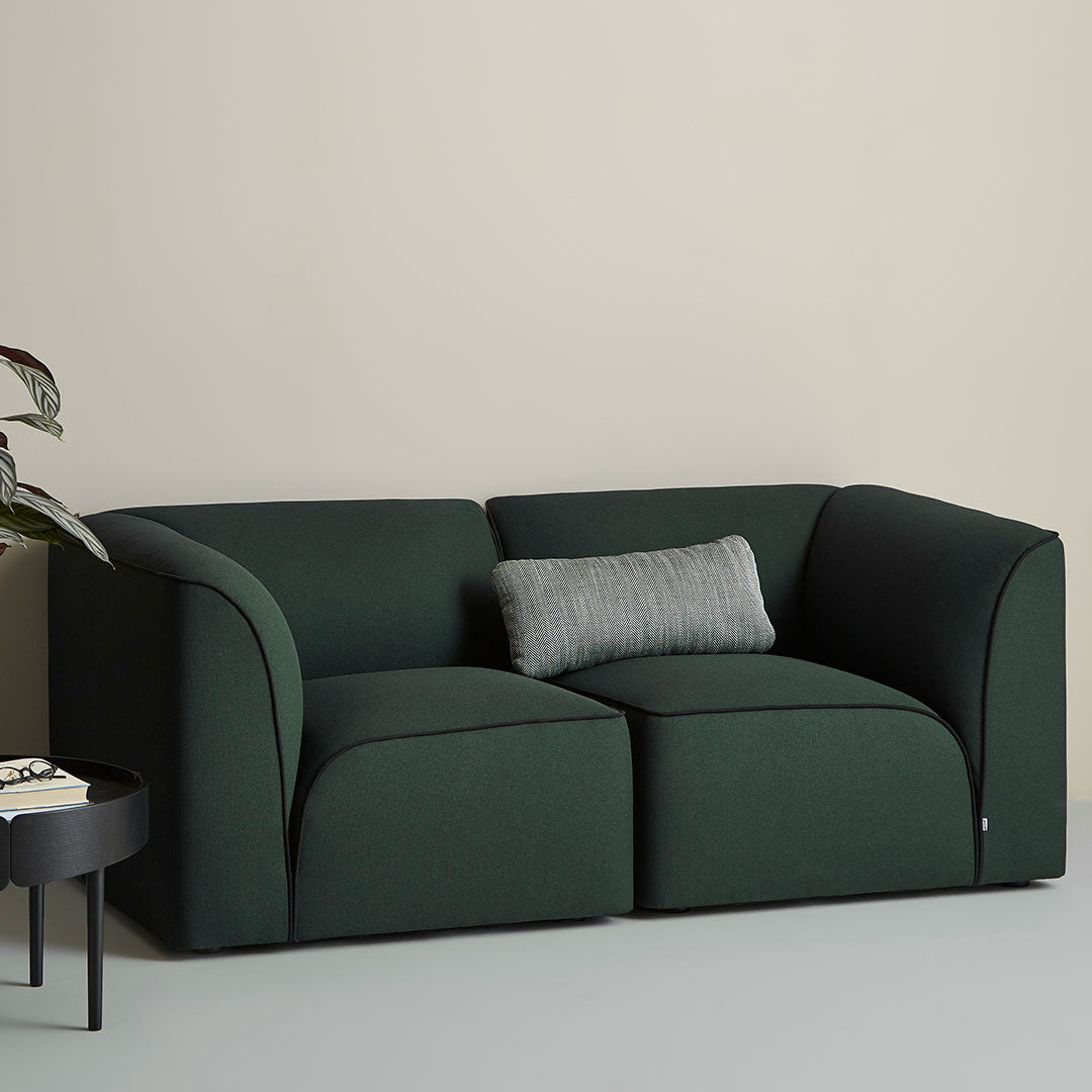 Flora 2-Seater Sofa - Modern Fabric Loveseat for Small Spaces | Perfect for Living Rooms, Apartments & Cozy Home Decor