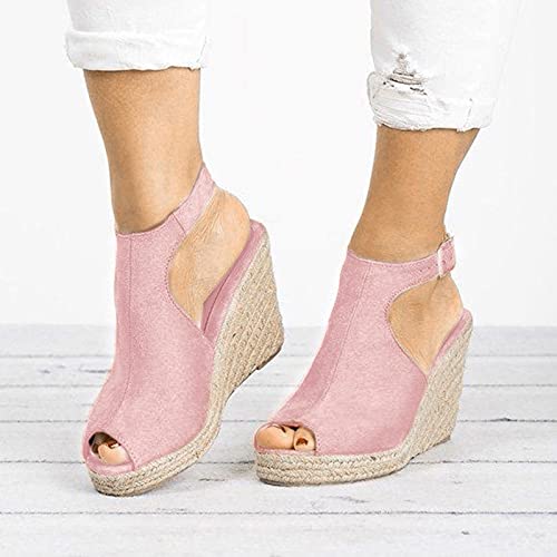Pink-sandals Women Dressy Summer