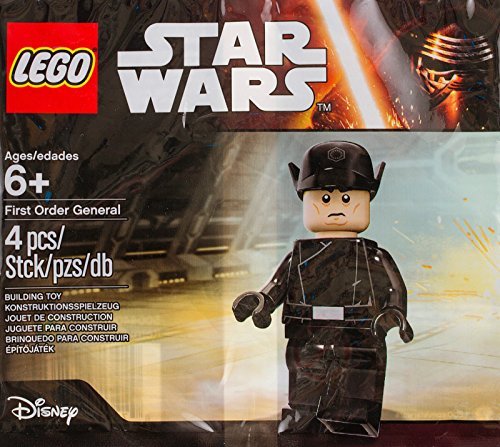 LEGO Star Wars First Order General Minifigure Polybag - Sealed Collectible Toy for Kids & Adults | Perfect for Star Wars Fans, Gift Giving & Display