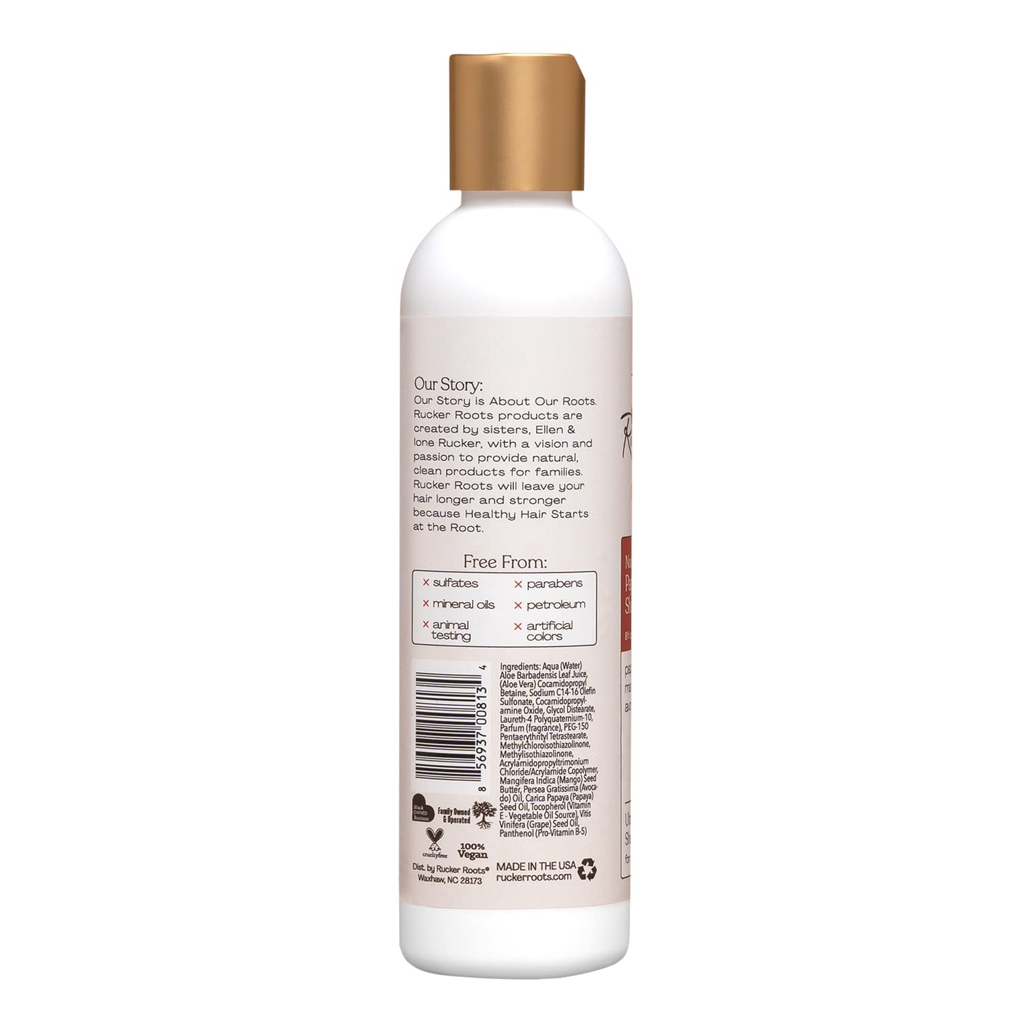 Rucker Roots Nourish & Restore Hair Mask with Papaya & Mango - Deep Conditioning Treatment for Natural Hair - Perfect for Wash Day & Mother's Day Gift Set