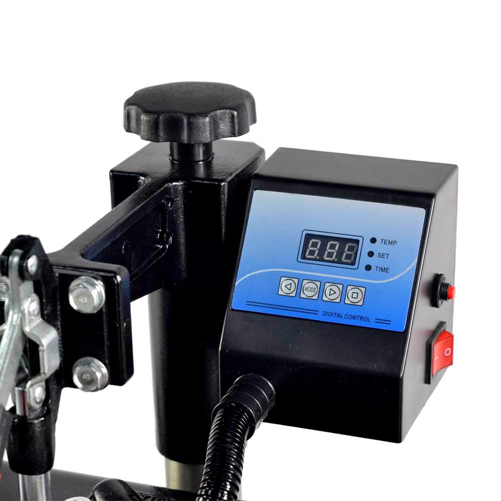 8 in 1 Digital Heat Press Machine for T-Shirts, Mugs, Plates, Caps & Cups - Swing Away Sublimation Heat Transfer Printing Machine | Perfect for DIY Crafts, Custom Apparel & Personalized Gifts