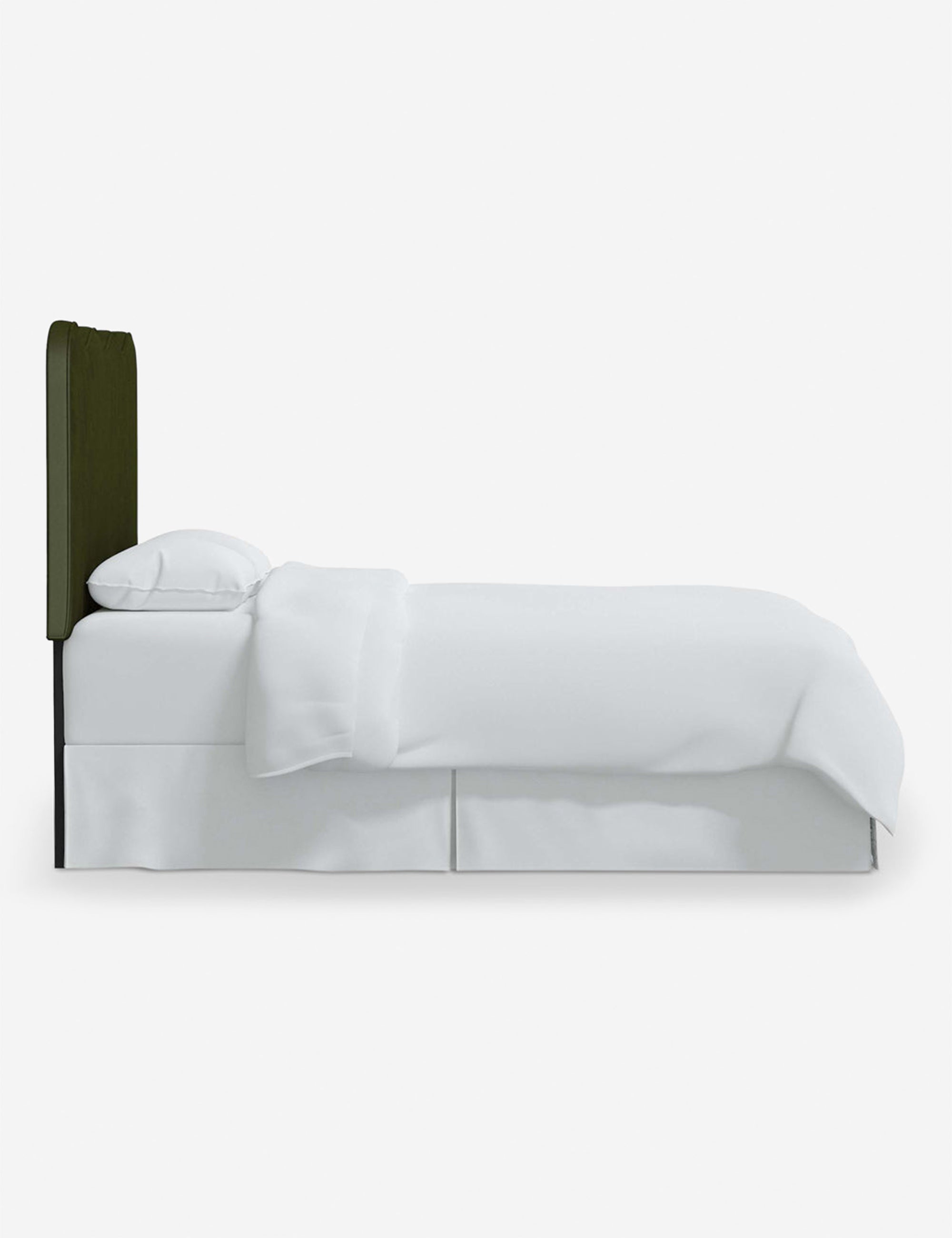 Stylish Clementine Upholstered Headboard - Queen Size Bed Frame with Nailhead Trim - Perfect for Master Bedroom & Guest Room Decor