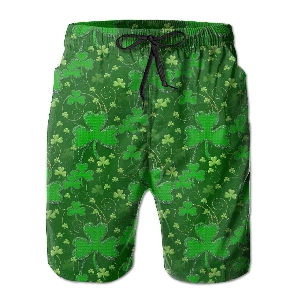 Men's Quick Dry Swim Trunks - Beach & Board Shorts with Mesh Lining for Swimming & Surfing