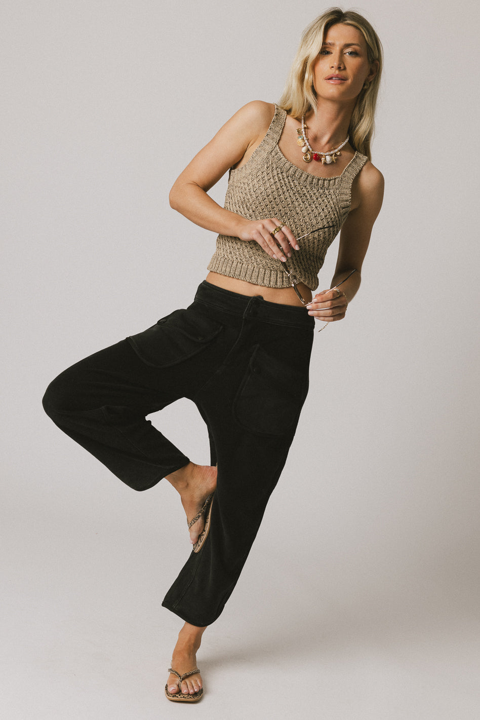 Luna Knit Tank Top for Women - Soft Breathable Stretch Fabric - Casual Summer Tops - Perfect for Yoga, Beach, and Everyday Wear