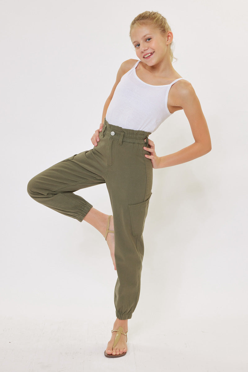 Poppy Mom Jogger Kid Jeans - Comfortable Stretchy Denim Pants for Boys & Girls - Perfect for Playtime, School & Outdoor Activities