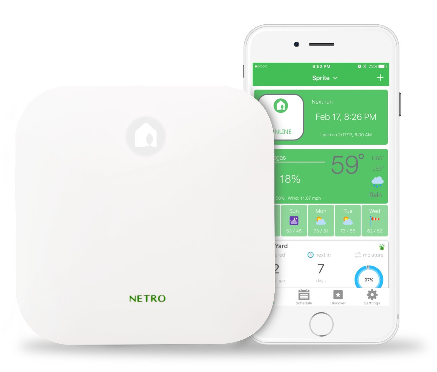 Netro Smart WiFi Sprinkler Controller - 12 Zone, WaterSense Certified, Alexa Compatible for Smart Home Irrigation (Pearl White) | Perfect for Lawns, Gardens & Landscaping