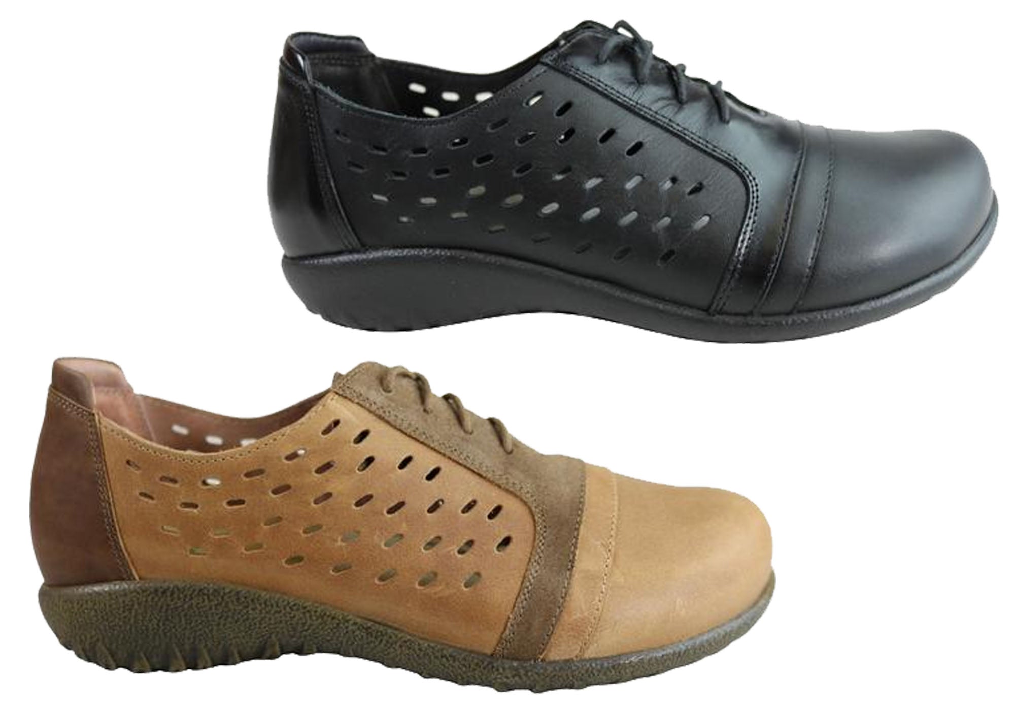Naot Lalo Women's Leather Comfortable Cushioned Casual Lace-Up Shoes - Perfect for Walking, Travel & Everyday Wear