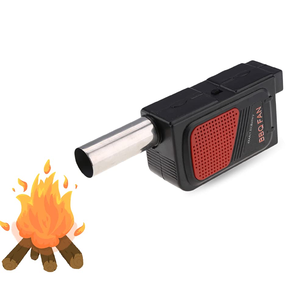 Portable Handheld Fire Blower - Electric BBQ Fan for Faster & Easier Outdoor Cooking | Perfect for Camping, Picnics, Grilling & Backyard Barbecues | Quickly Ignites Charcoal & Enhances Flames