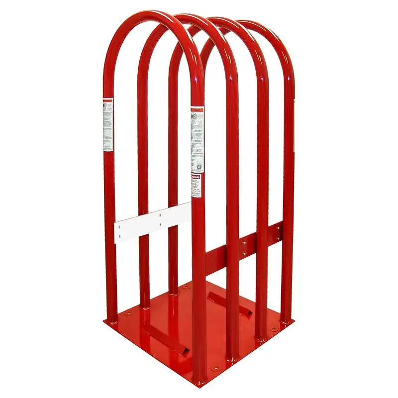 Branick 4 Bar Truck Tire Inflation Cage - Heavy Duty Safety Stand for Semi & Commercial Tires - Ideal for Truck Stops, Fleet Maintenance & Tire Shops