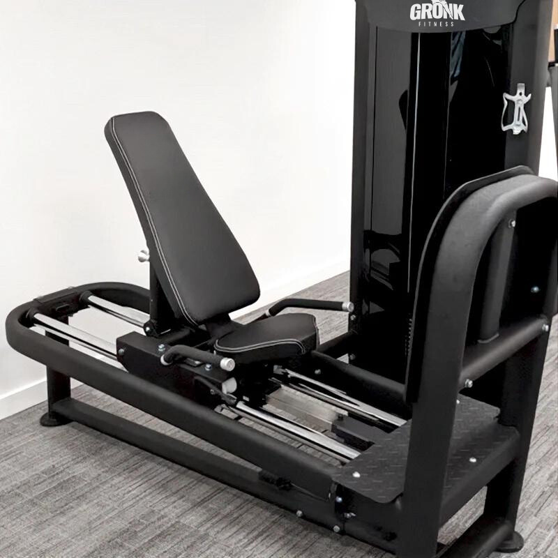 Gronk Fitness Commercial Seated Leg Press Machine - Heavy Duty Gym Equipment for Strength Training | Perfect for Home Gyms & Commercial Fitness Centers