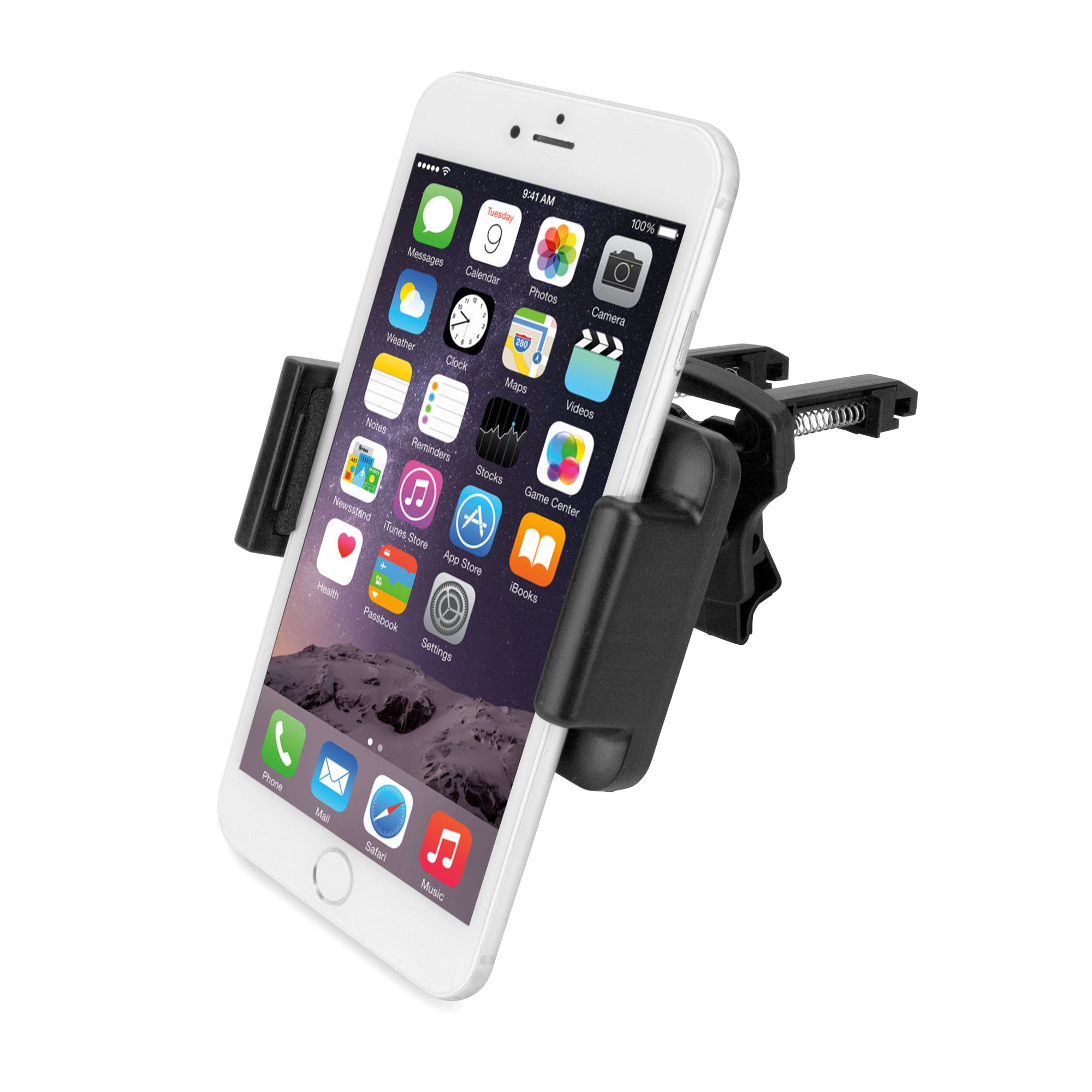BoxWave EZView Car Mount Holder for ASUS ZenFone 2 - Hands-Free Phone Car Mount, Universal Smartphone Cradle for Safe Driving - Perfect for GPS Navigation, Music Streaming & Hands-Free Calling