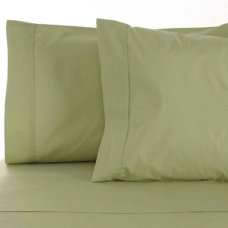 Premium 530 Thread Count Egyptian Cotton Pillowcase Set of 2 - Ultra Soft & Breathable Luxury Bedding for Hotels, Home & Gifts (White)