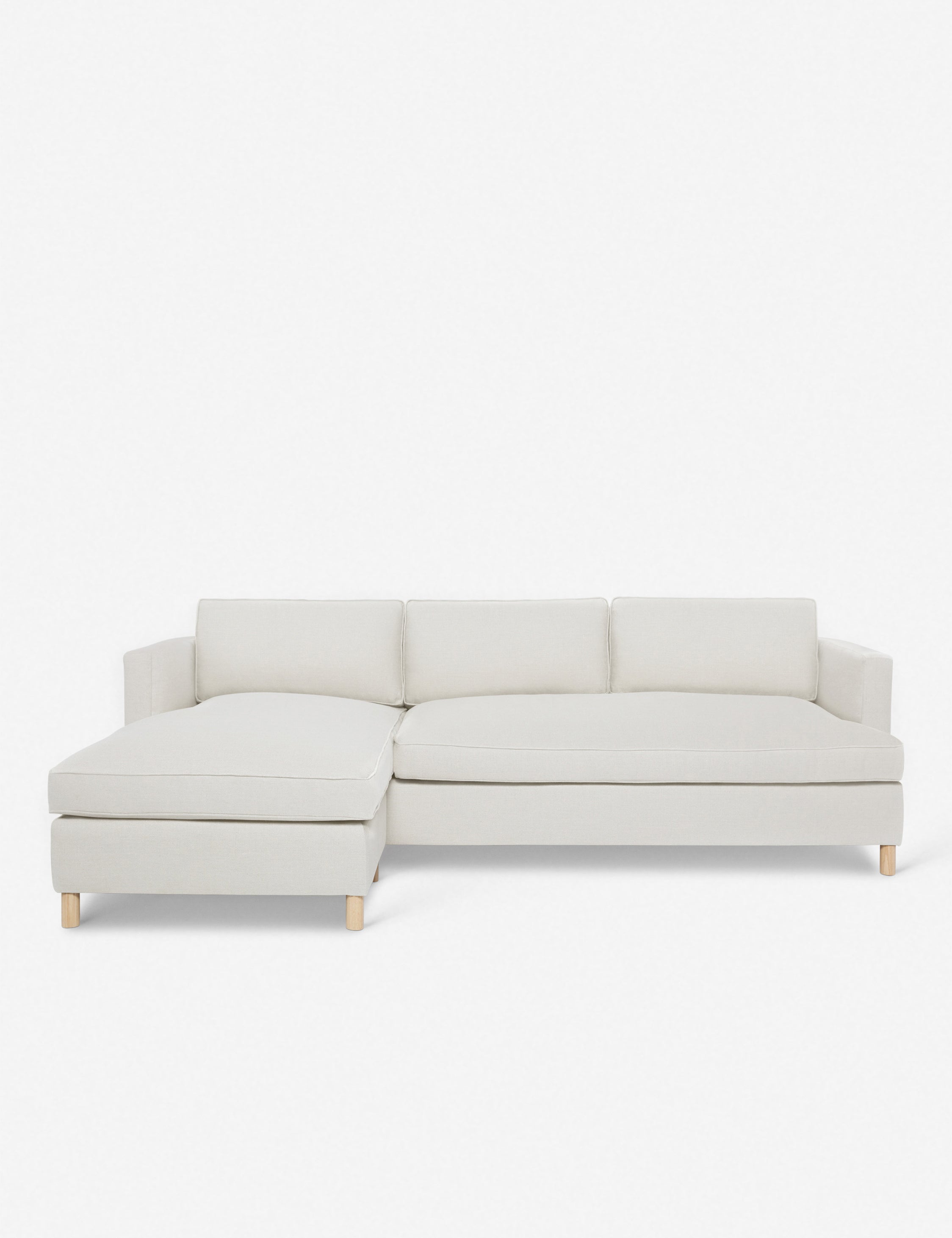 Belton Sectional Sofa by Ginny Macdonald - Modern L-Shaped Couch for Living Room, Family Room & Home Theater | Comfortable Fabric Upholstery with Reversible Chaise