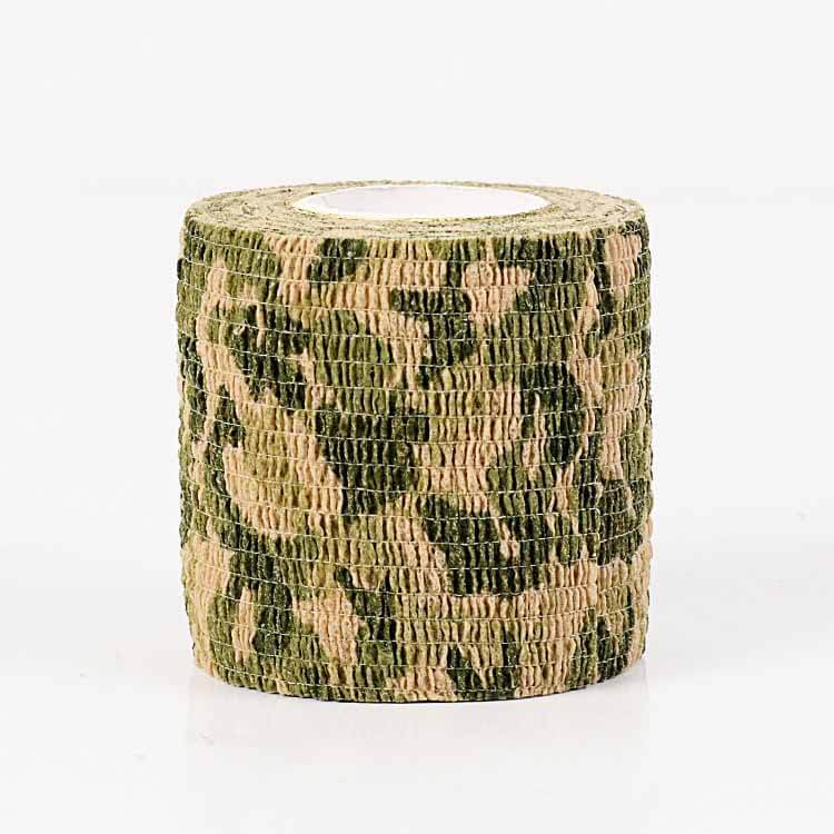 Self Adhesive Camo Tape - 5cm x 4.5m Waterproof Camouflage Tape for Guns, Hunting Gear, Outdoor Equipment & DIY Projects - Perfect for Hunting, Tactical Use & Camouflage Applications