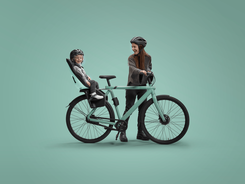 Thule Yepp Nexxt 2 Maxi Bike Seat - Premium Child Carrier for Bicycles - Safe & Comfortable Toddler Bike Seat - Perfect for Family Cycling Adventures