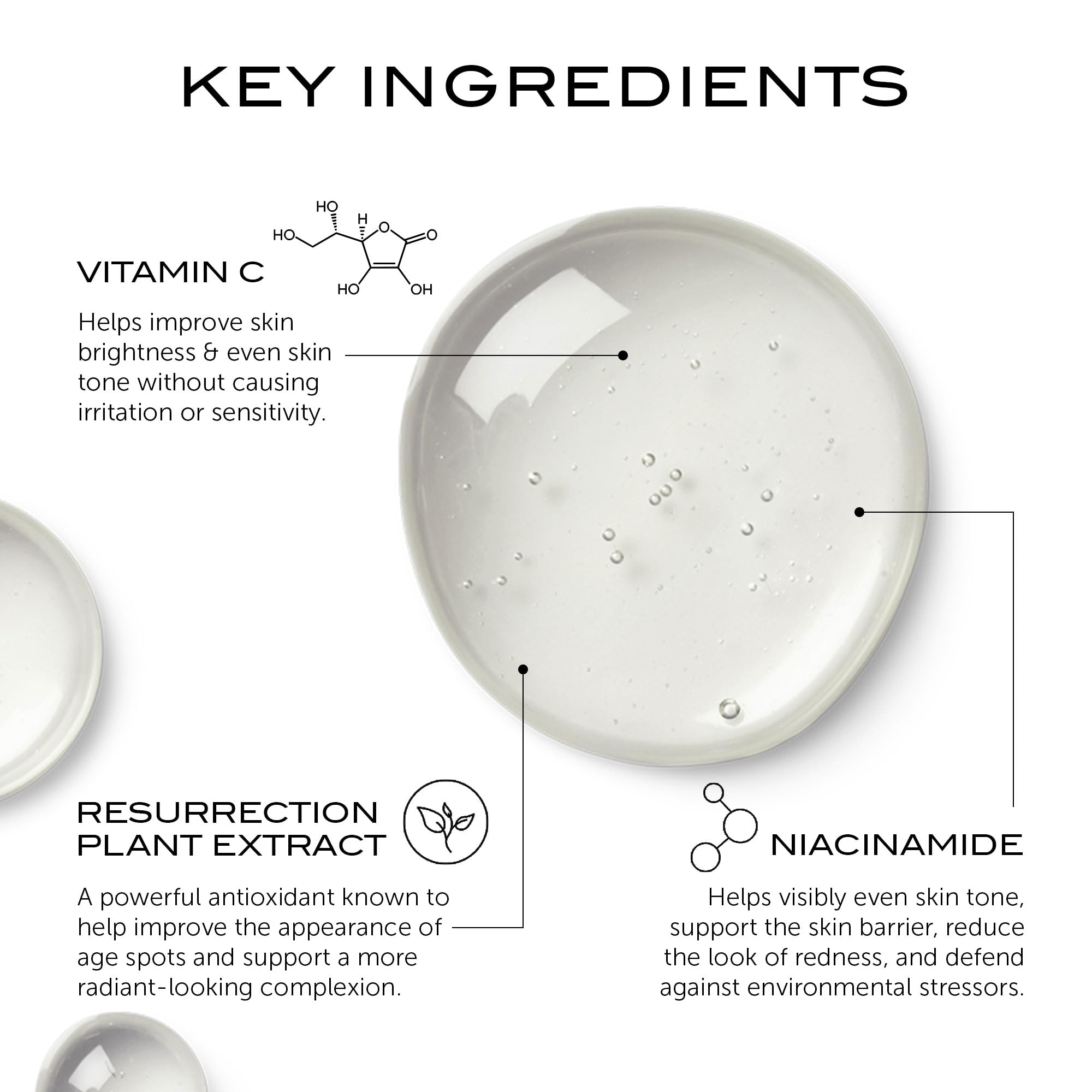 111SKIN Black Diamond Vitamin C Facial Serum - Hydrating Anti-Aging Serum with Hyaluronic Acid & Niacinamide - Reduces Dark Spots & Redness for All Skin Types - 0.68 fl oz - Perfect for Daily Skincare Routine & Nighttime Treatment