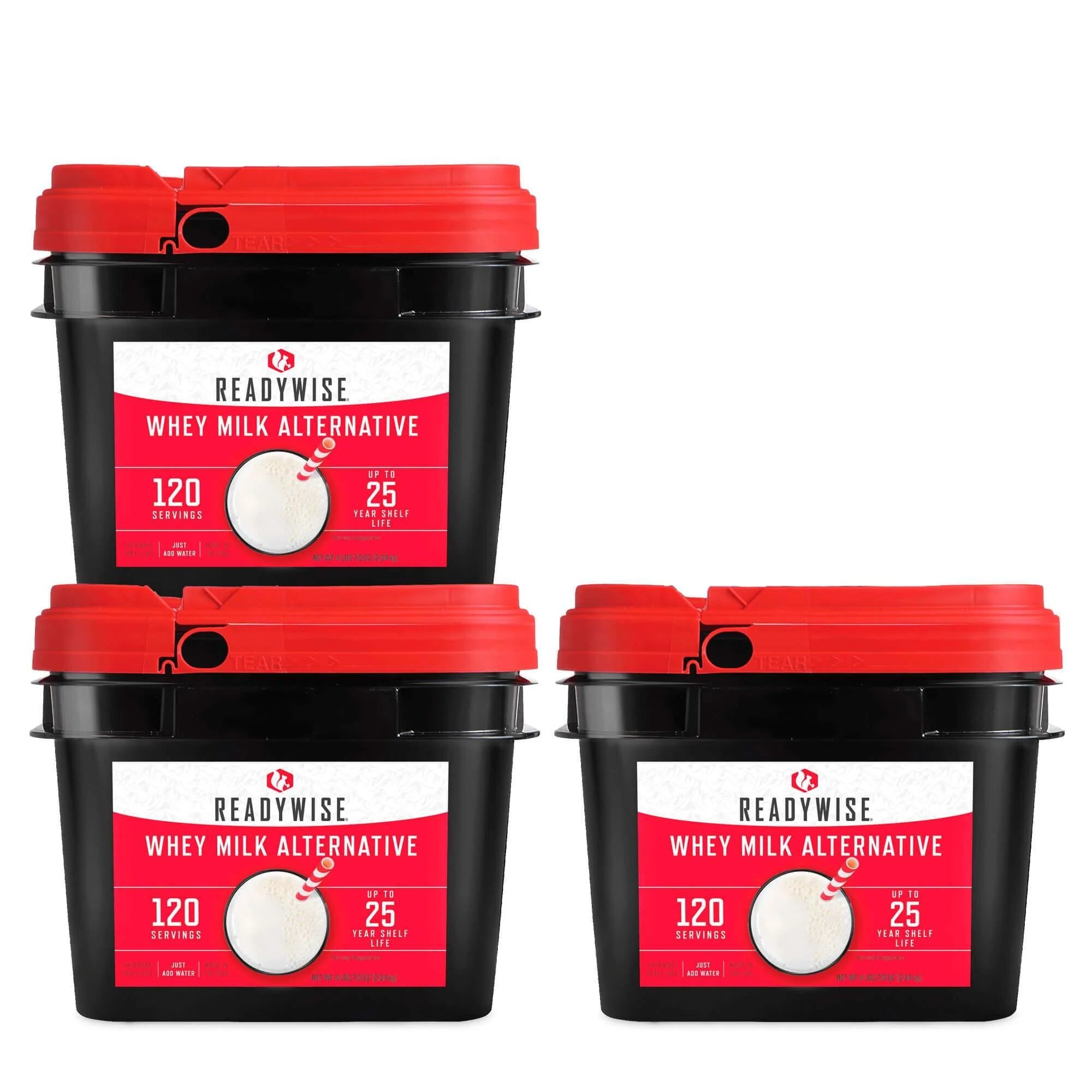 ReadyWise 360 Serving Emergency Food Supply - Whey Milk Powder Alternative for Survival & Camping - Long Shelf Life Emergency Kit for Disaster Preparedness & Outdoor Adventures