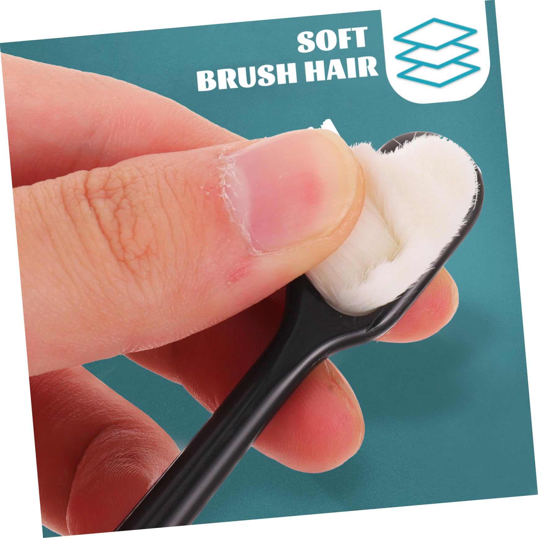 4-Pack Extra Soft Toothbrushes for Sensitive Gums - 10,000 Micro Bristles Manual Toothbrushes for Kids & Adults - Gentle Cleaning for Daily Oral Care & Travel