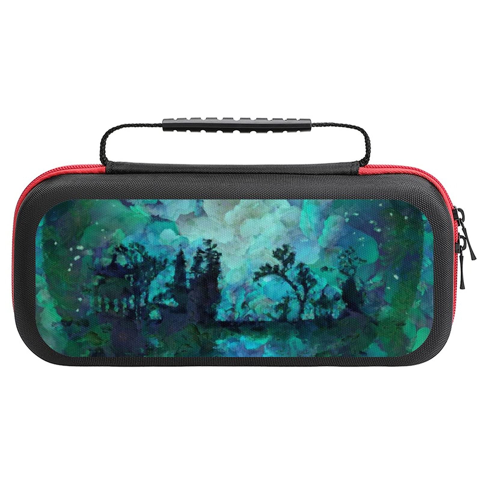 Premium Oil Painting Art Printed Carrying Case for Nintendo Switch Lite - Waterproof Travel Storage Bag with Accessories Pouch | Perfect for Gaming On-The-Go & Travel Protection