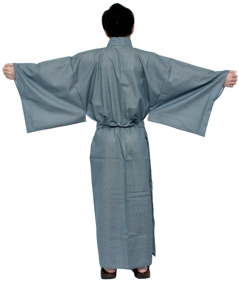 Japanese Kimono Yukata for Men - Long Cotton Robe (XX-Large 64