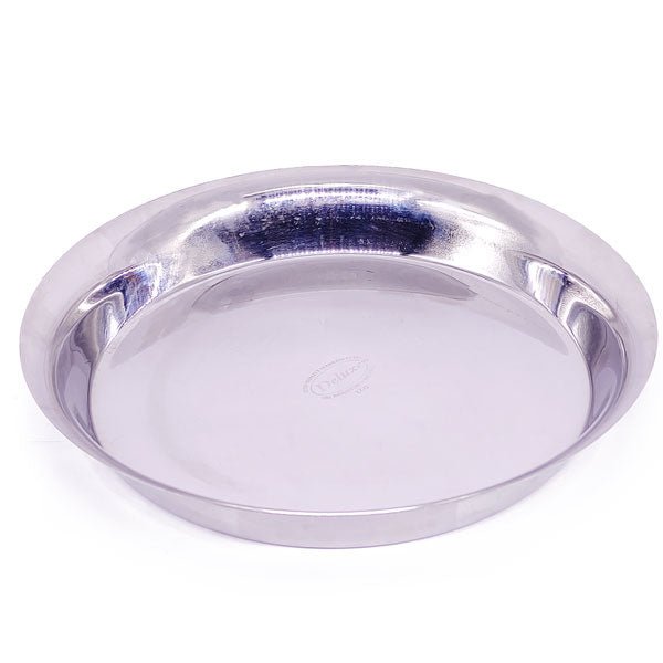 Premium Stainless Steel Serving Tray Set (2 or 5 Pieces) - Elegant Appetizer Platter for Entertaining, Party Snack Display, Kitchen Organization & Home Decor