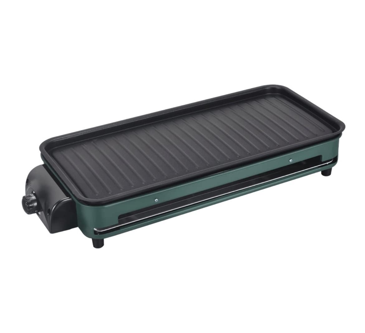 LICHSY Portable Electric BBQ Grill - Indoor & Outdoor Non-Stick Charcoal Grill with Aluminum Body - Perfect for Backyard, Camping, and Home Kitchen Use (Color: A)