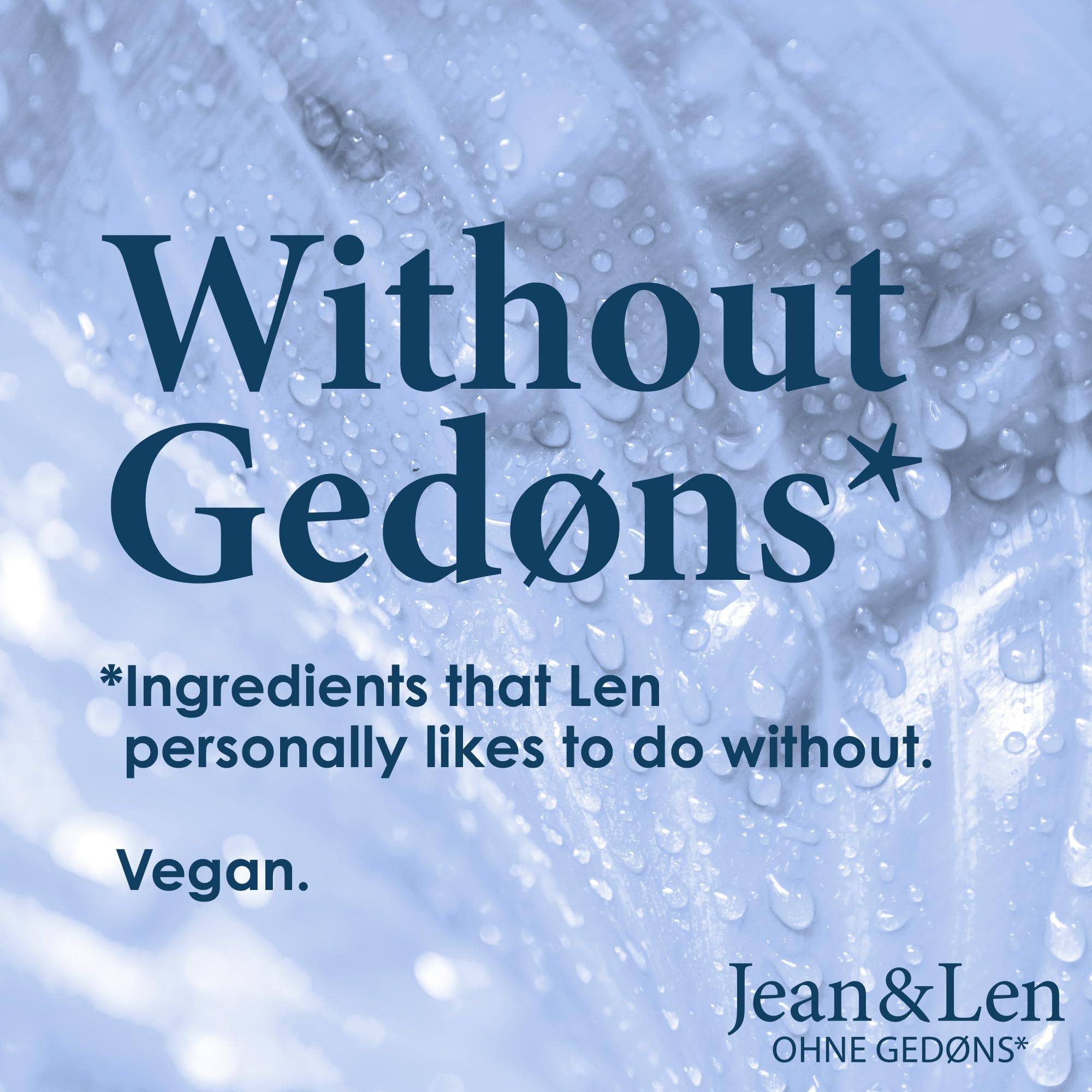 Jean & Len Sensitive Oat Milk & Cotton Conditioner for Dry Hair & Scalp - Silicone Free, Paraben Free, Vegan Hair Care (300ml) - Gentle Moisturizing for Daily Use & Sensitive Skin Relief
