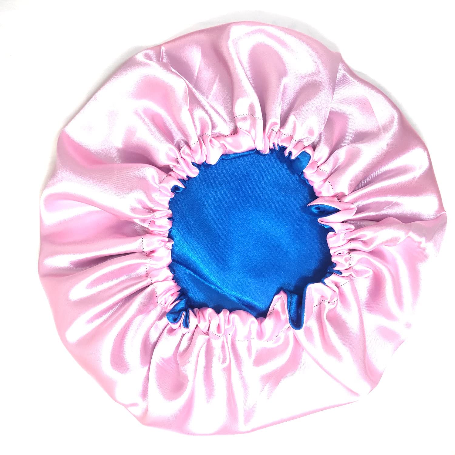 Anokhi Ada Dual Layer Satin Bonnet for Girls & Women - Soft Hair Protection for Curly & Natural Hair - Perfect for Nighttime & Travel (36-05)