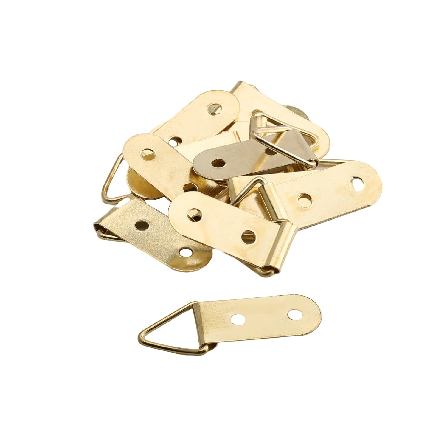 Gold Tone Ring Picture Frame Buckle Kit - 30PCS for Home & Photo Hanging Decor