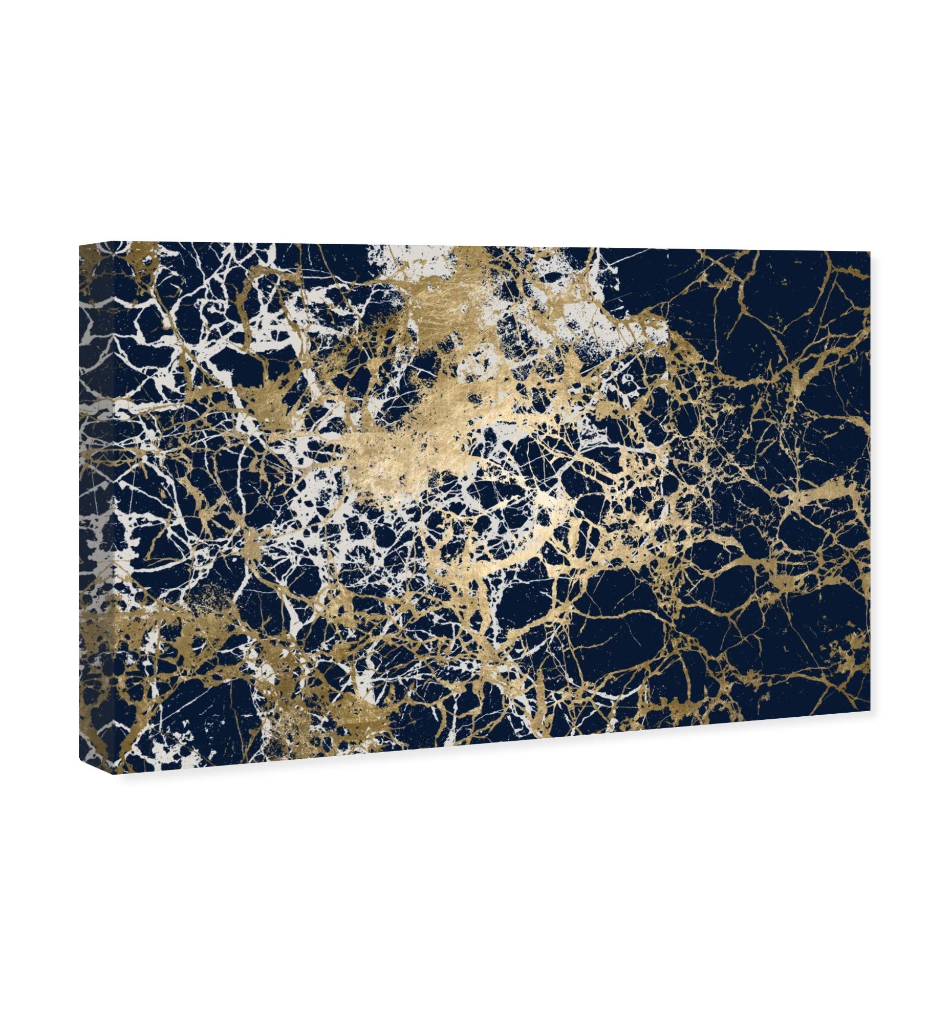 Abstract Wall Art Canvas Prints 'Calimas White' by Oliver Gal Artist Co. - Modern Home & Office Decor for Living Room, Bedroom, or Workspace