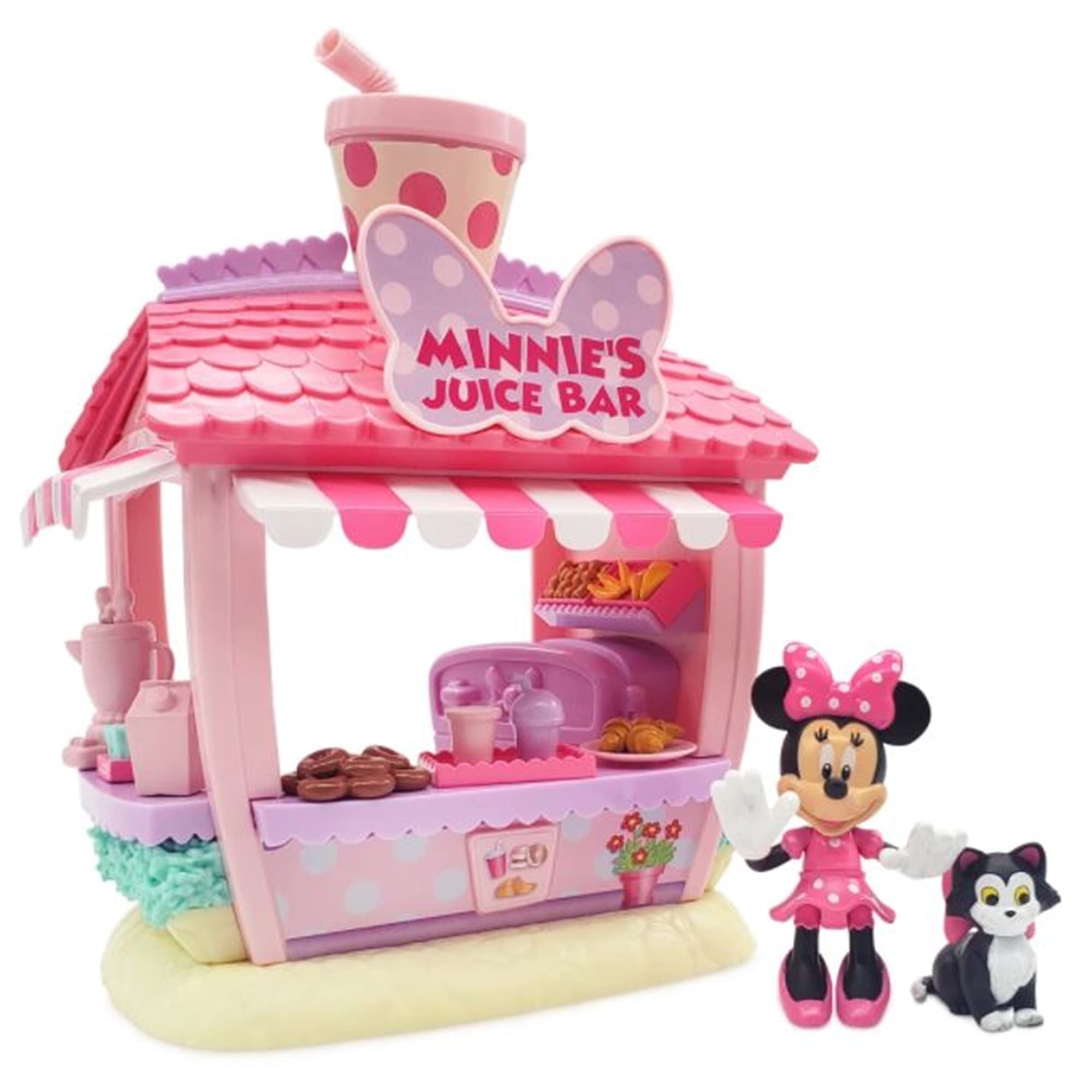 Disney Minnie Mouse Smoothie Shop Play Set - Fun Pretend Play Toy for Kids, Perfect for Birthday Gifts & Role Playing Games | Great for Indoor Playtime & Disney Themed Parties
