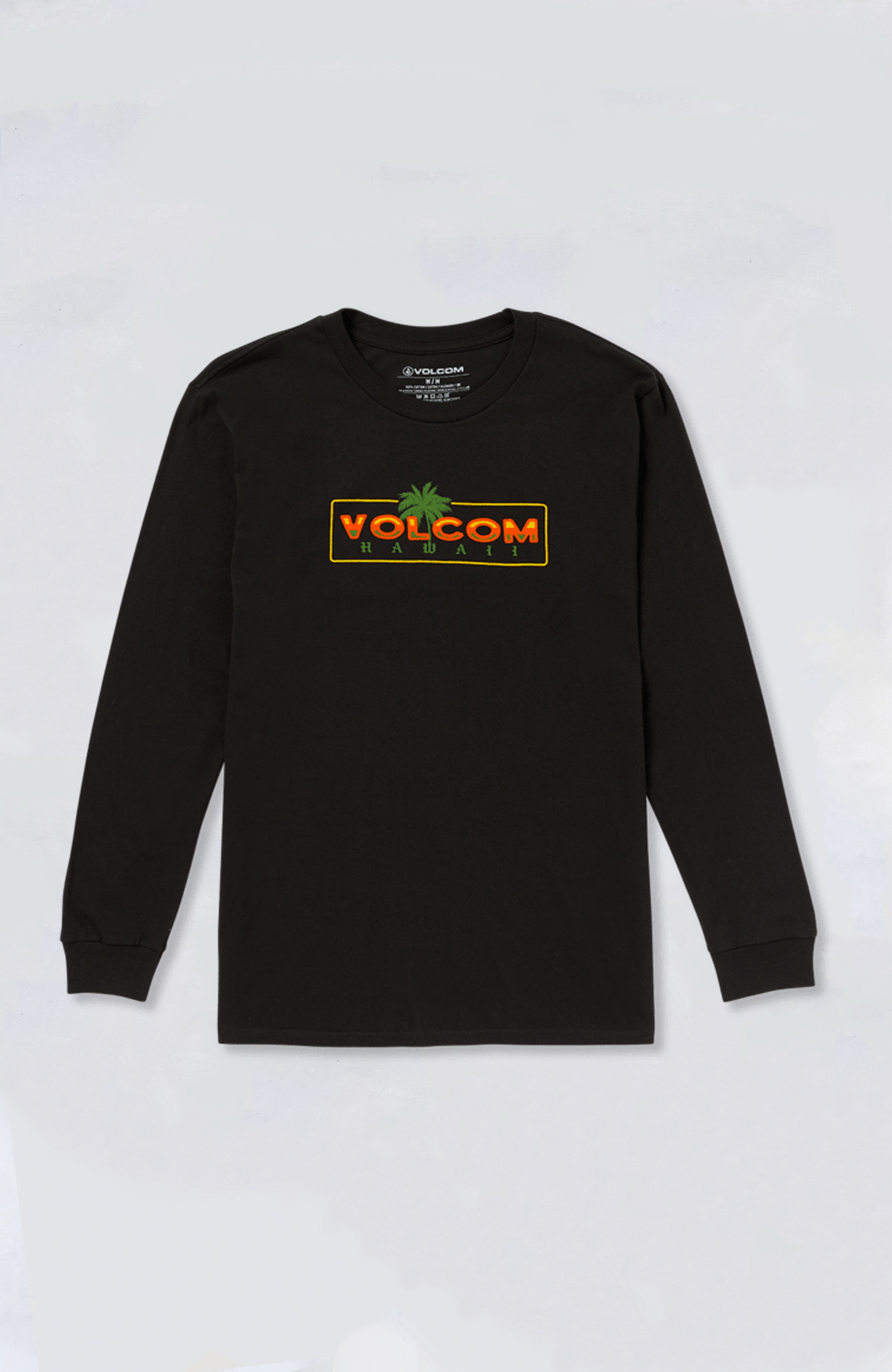 Volcom Palm Rocks Long Sleeve T-Shirt for Men - Comfortable Casual Wear for Surfing, Skateboarding & Outdoor Activities