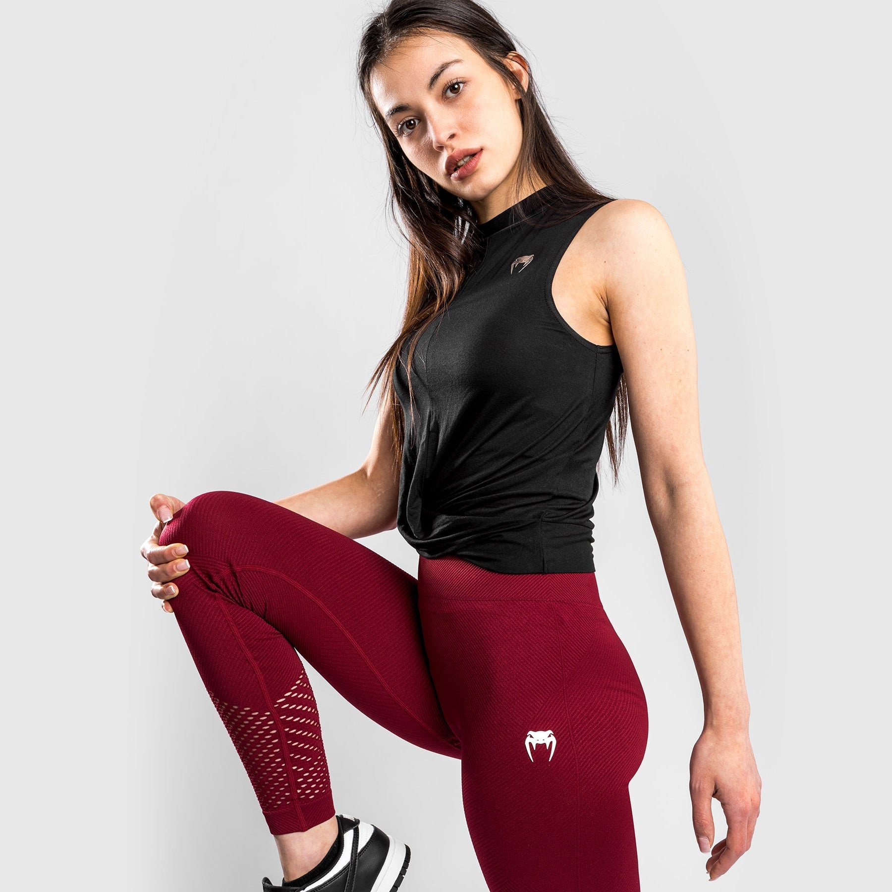 Venum Glow Tank Top for Women - Breathable Workout Top, Gym & Yoga Apparel - Black (Perfect for Fitness, Running & Activewear)