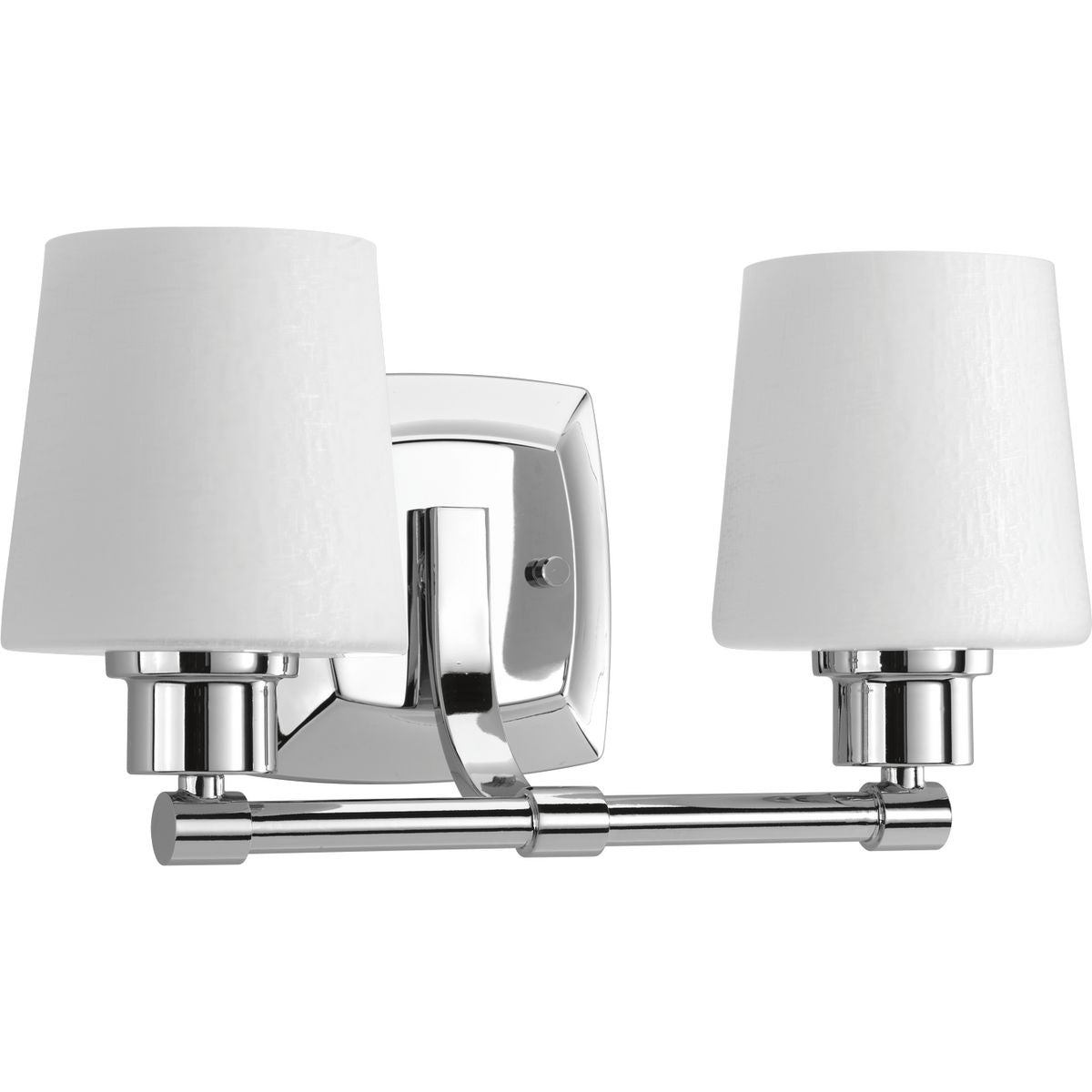 Glance Collection Two Light Bathroom Vanity Light Fixture - Modern Sconce for Bathroom Mirror, Perfect for Vanity, Dressing Room, and Powder Room Lighting