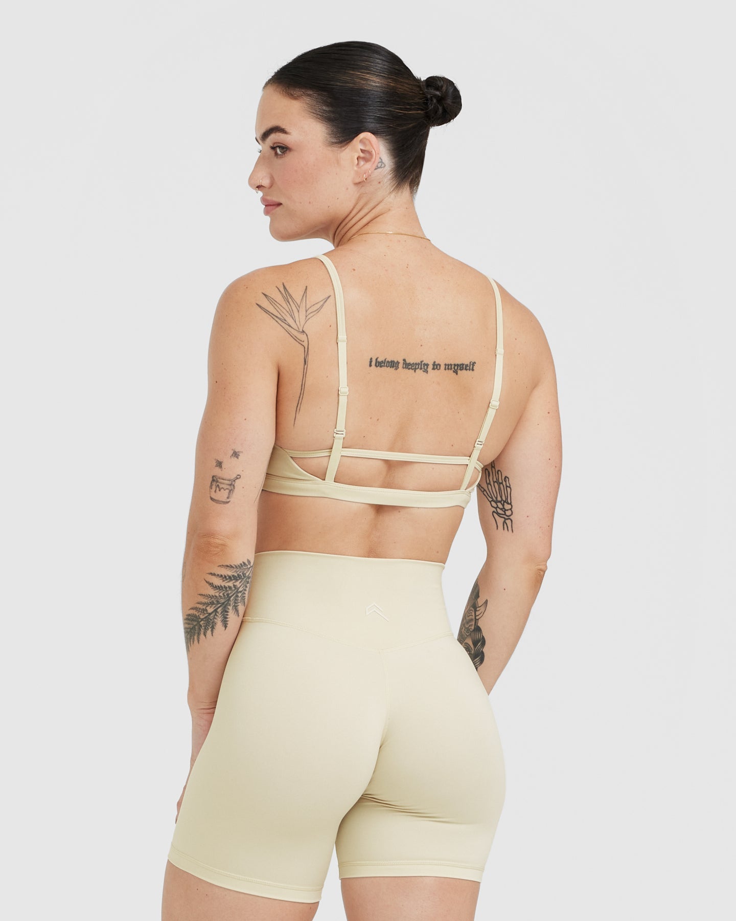 Timeless Strappy Bralette in Vanilla | Comfortable Wireless Lace Bralette for Women | Perfect for Everyday Wear, Yoga & Layering