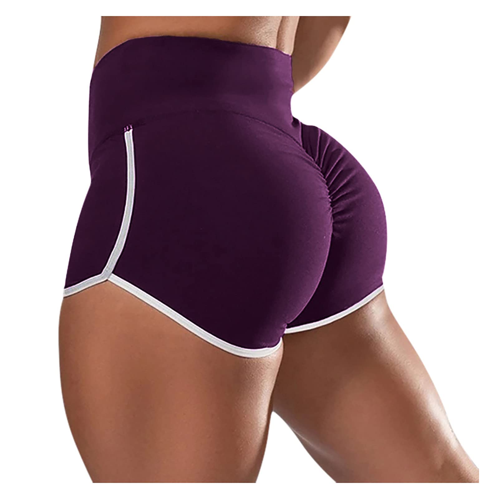 Women's High Waist Compression Bike Shorts - Butt Lifting Workout Shorts for Yoga, Running & Cycling | TikTok Viral Fitness Leggings for Women | Moisture Wicking & Breathable Activewear for Gym, Lounge & Everyday Wear