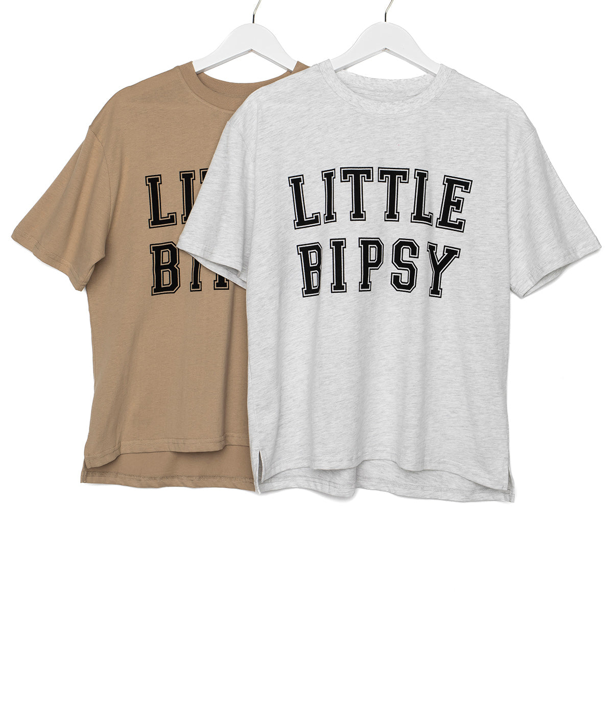 Men's LB Collegiate T-Shirt - Comfortable Cotton Crewneck Tee in Tan - Perfect for Casual Wear, College Events & Everyday Outfits