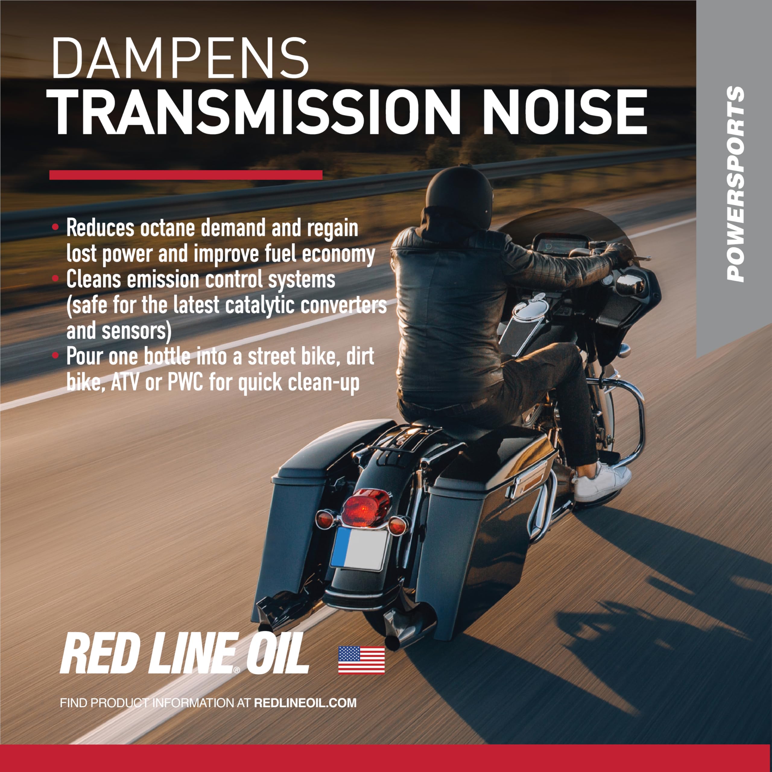 Red Line 60102 Complete Powersports Fuel System Cleaner - 4oz Bottle (12 Pack) | Motorcycle, ATV, Snowmobile & Small Engine Maintenance | Restores Performance & Fuel Efficiency