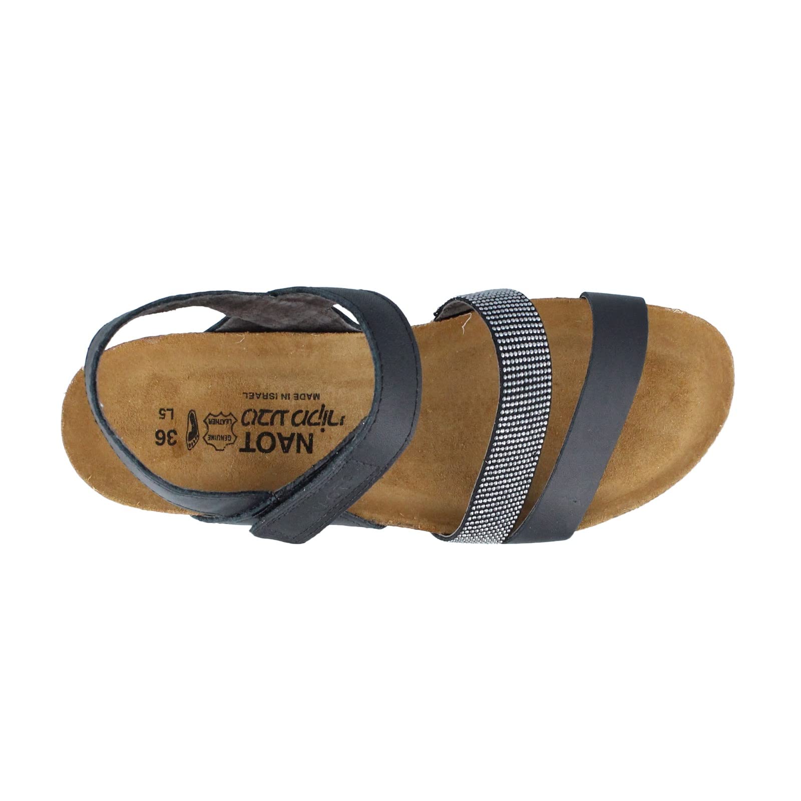 NAOT Women's Krista Comfort Sandals - Orthopedic Leather Sandals for Women with Arch Support - Perfect for Walking, Travel & Casual Wear