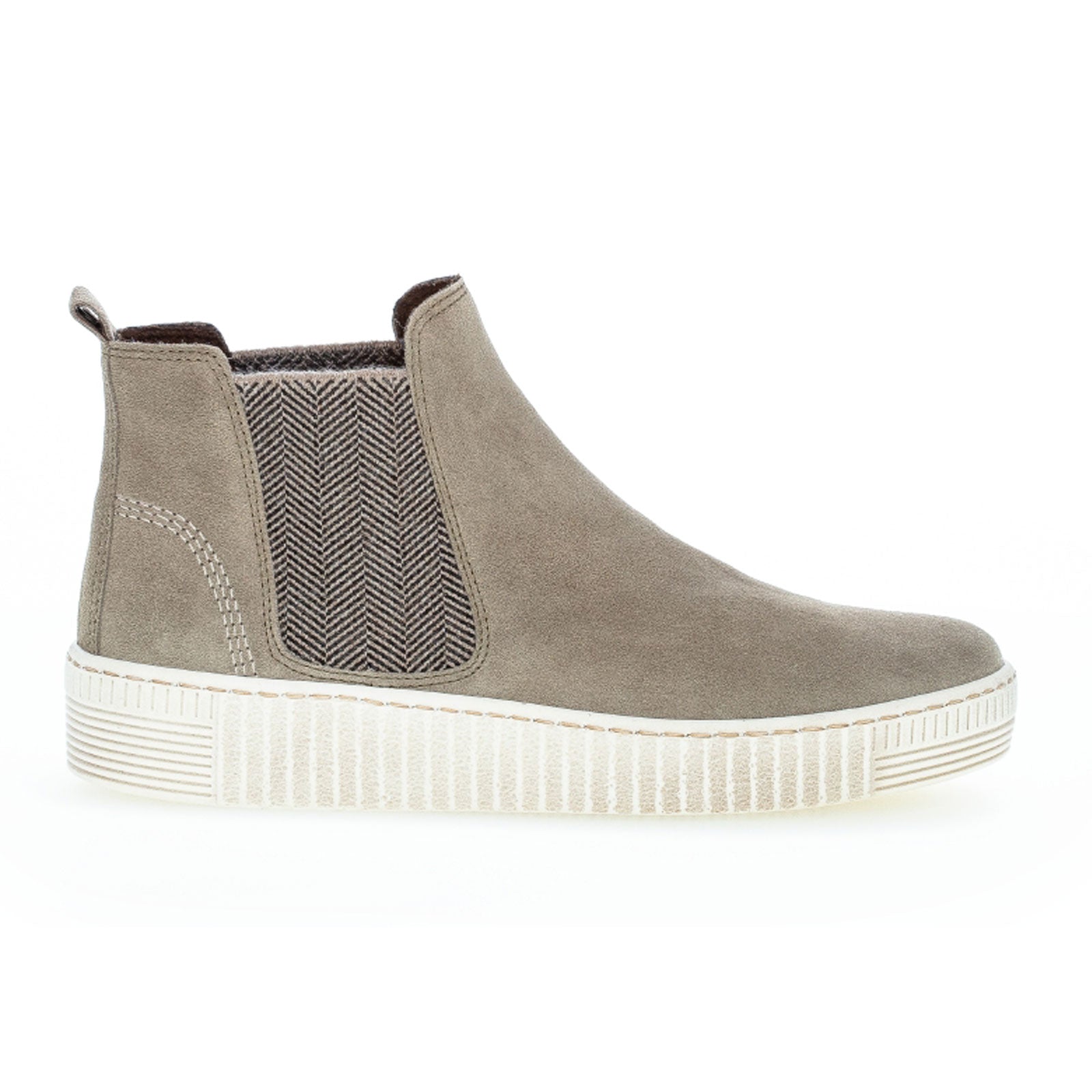 Gabor 93731 11 Chelsea Sneaker for Women - Sage Green Comfortable Slip-On Casual Shoes | Perfect for Walking, Work & Everyday Wear