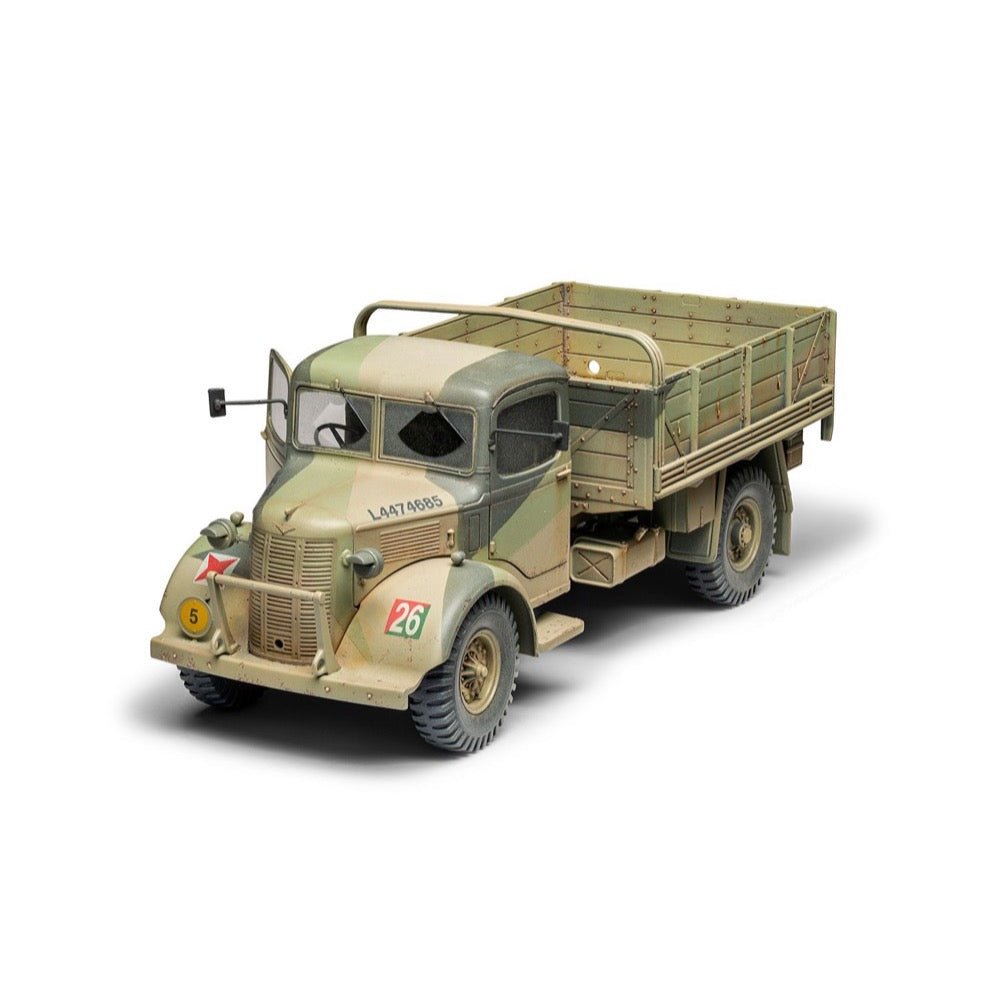 Airfix 1380 1/35 Scale WWII British Army 30cwt 4x2 G.S. Truck Military Vehicle Model Kit - Perfect for History Enthusiasts & Scale Model Collectors