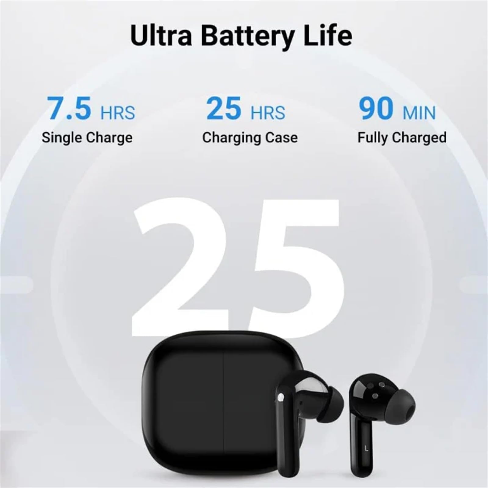 Luniva Translator Pods - Real-Time Translation Earbuds with 144 Languages Support (Black) | Perfect for Travel, Business Meetings & Language Learning