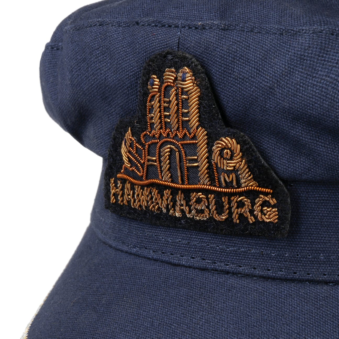 Premium Captain's Hat by Hammaburg - Nautical Costume Accessory for Halloween, Cosplay & Theme Parties