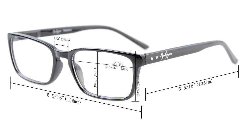 Eyekepper 6-Pack Retro Spring Hinges Reading Glasses + 2pcs Blue Light Blocking Computer Glasses for Men & Women - Fashionable Readers for Office, Reading & Screen Use