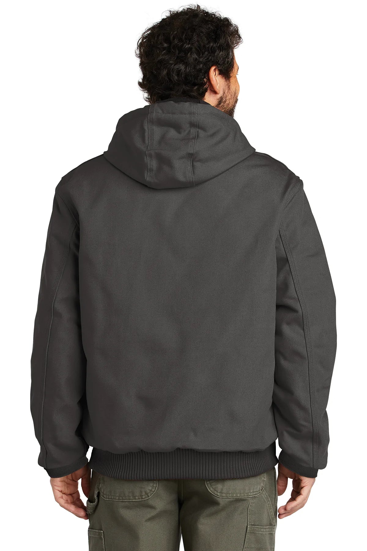 Carhartt Flannel Lined Duck Custom Jackets for Men - Durable Workwear with Warm Fleece Lining - Ideal for Construction, Outdoor Jobs & Winter Activities