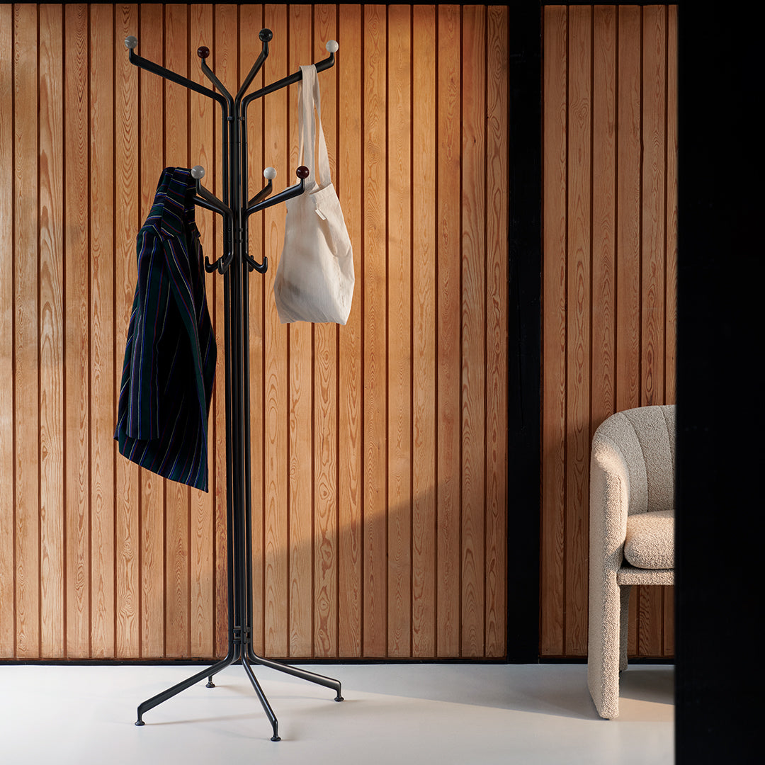 SC77 Modern Coat Stand - Sturdy & Space-Saving Entryway Organizer for Hats, Jackets & Bags | Perfect for Home, Office & Apartment Entryways