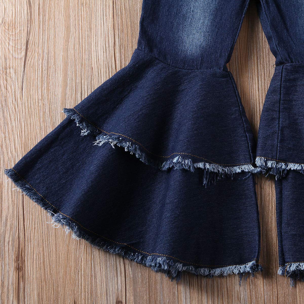 Toddler Bell Bottom Pants for Baby Girls - Soft Ruffle Leggings & Flare Trousers | Cute Outfit for Playdates, Parties & Everyday Wear