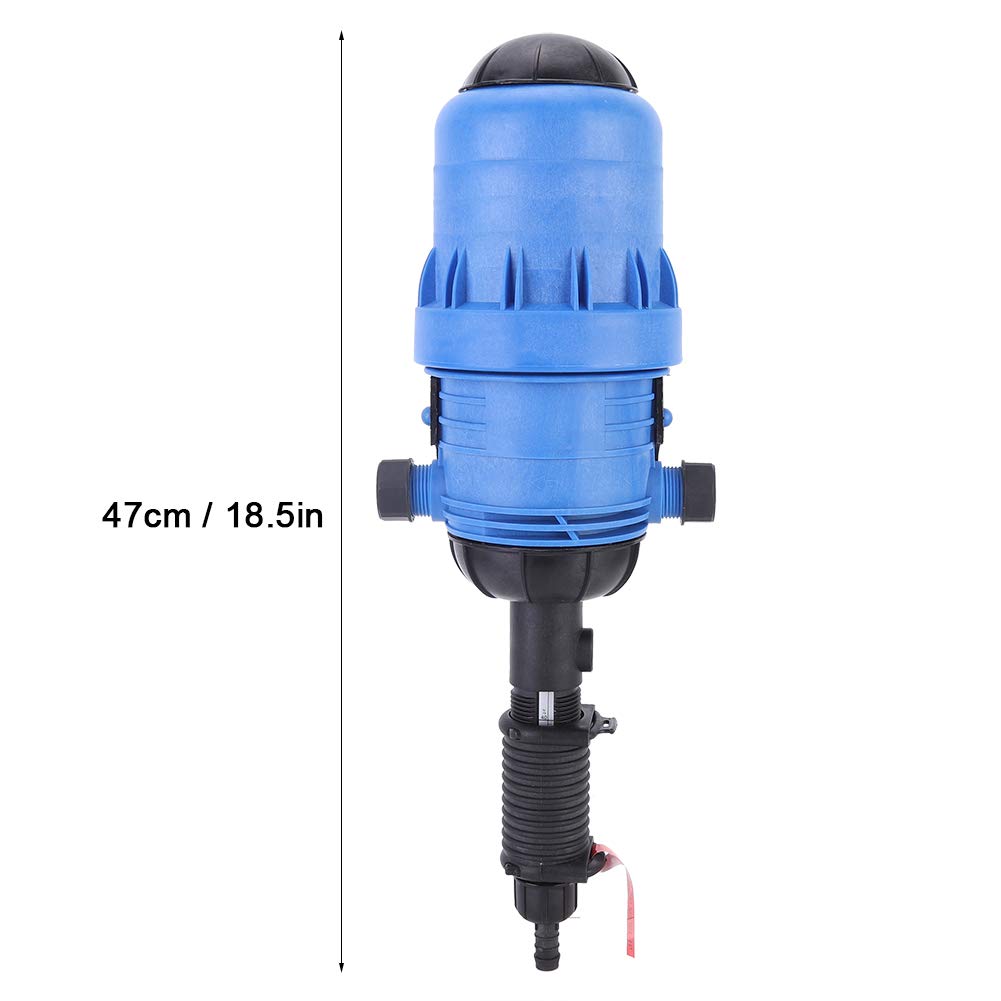 EVTSCAN 0.4%-4% Adjustable Fertilizer Injector - Water Powered Chemical Liquid Doser Dispenser 20L/H to 2500L/H - Drip Irrigation System for Garden, Greenhouse & Industrial Use - Perfect for Agriculture, Hydroponics & Livestock Water Treatment